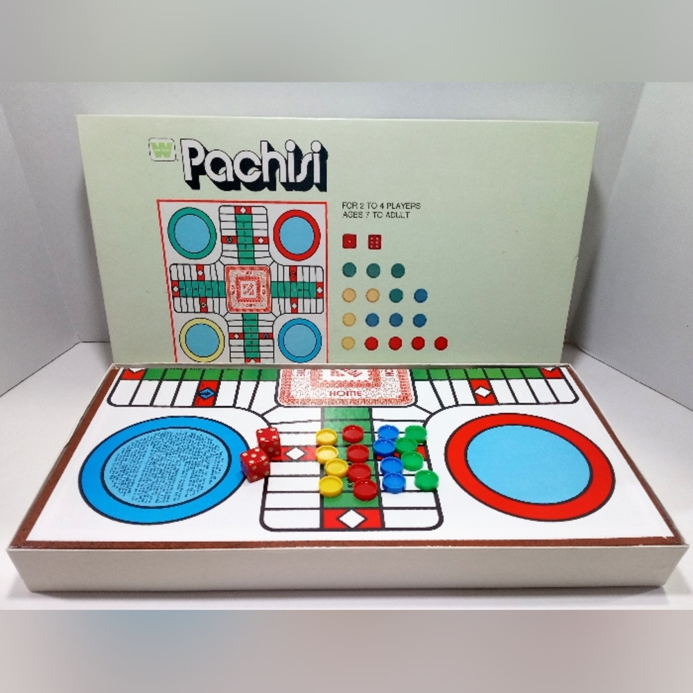 1974 Whitman Pachisi Board Game Vintage #4728 COMPLETE